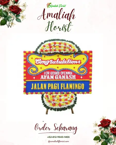 Sewa Papan Bunga Gedung Pernikahan Bekasi